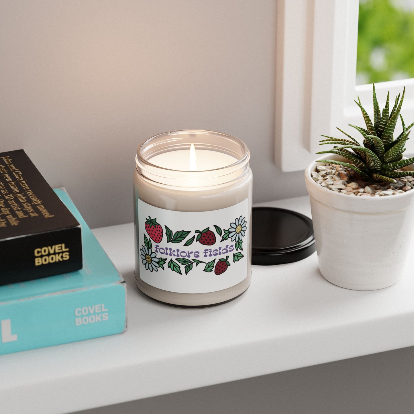 Folklore Fields Scented Soy Candle – Natural Aromatherapy Gift for Her, Cozy Home Decor, Relaxation Inspired by Taylor Swift