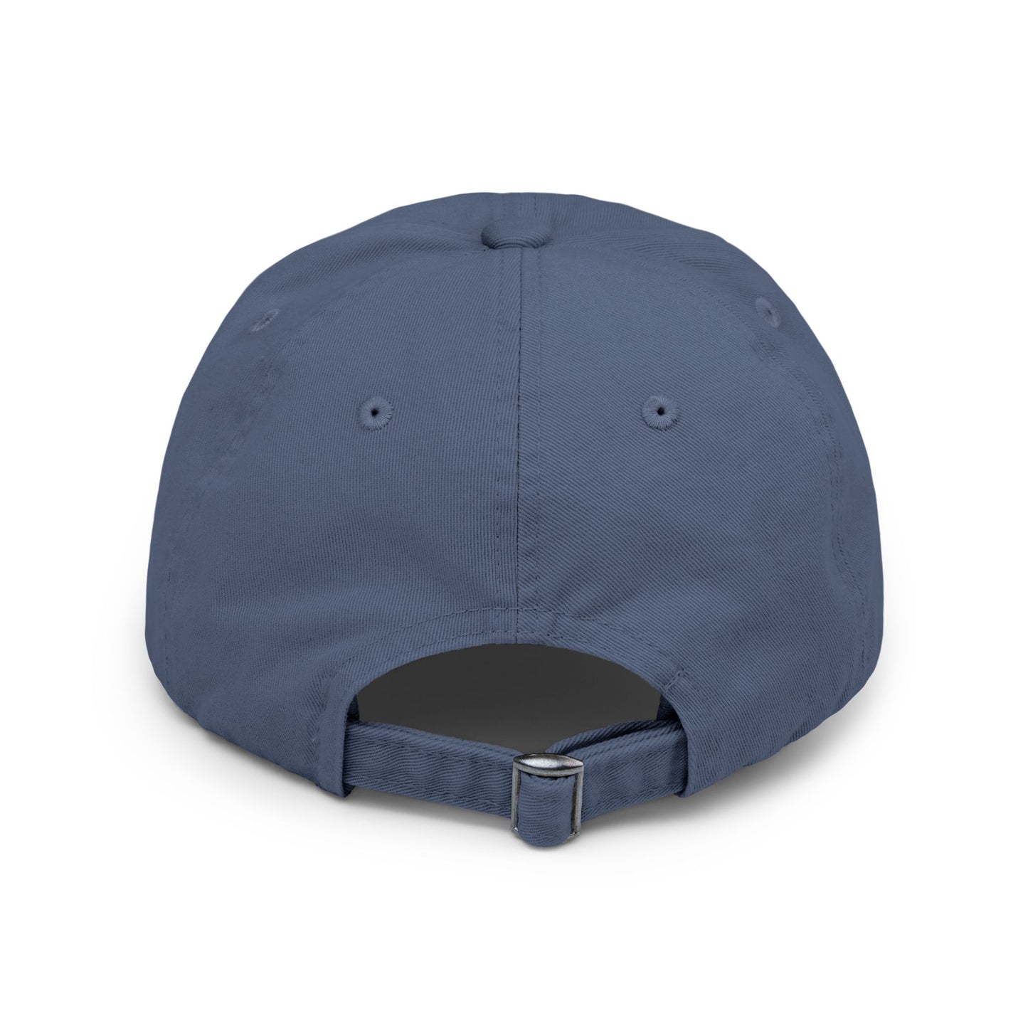 Folklore Fields Distressed Cap – Vintage Compass & Strawberry Design, Unisex Boho Dad Hat