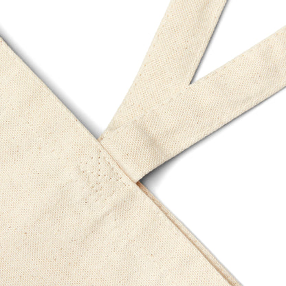 Folklore Fields Tote Bag – Eco-Friendly Canvas Bag with Butterfly and Strawberry Design